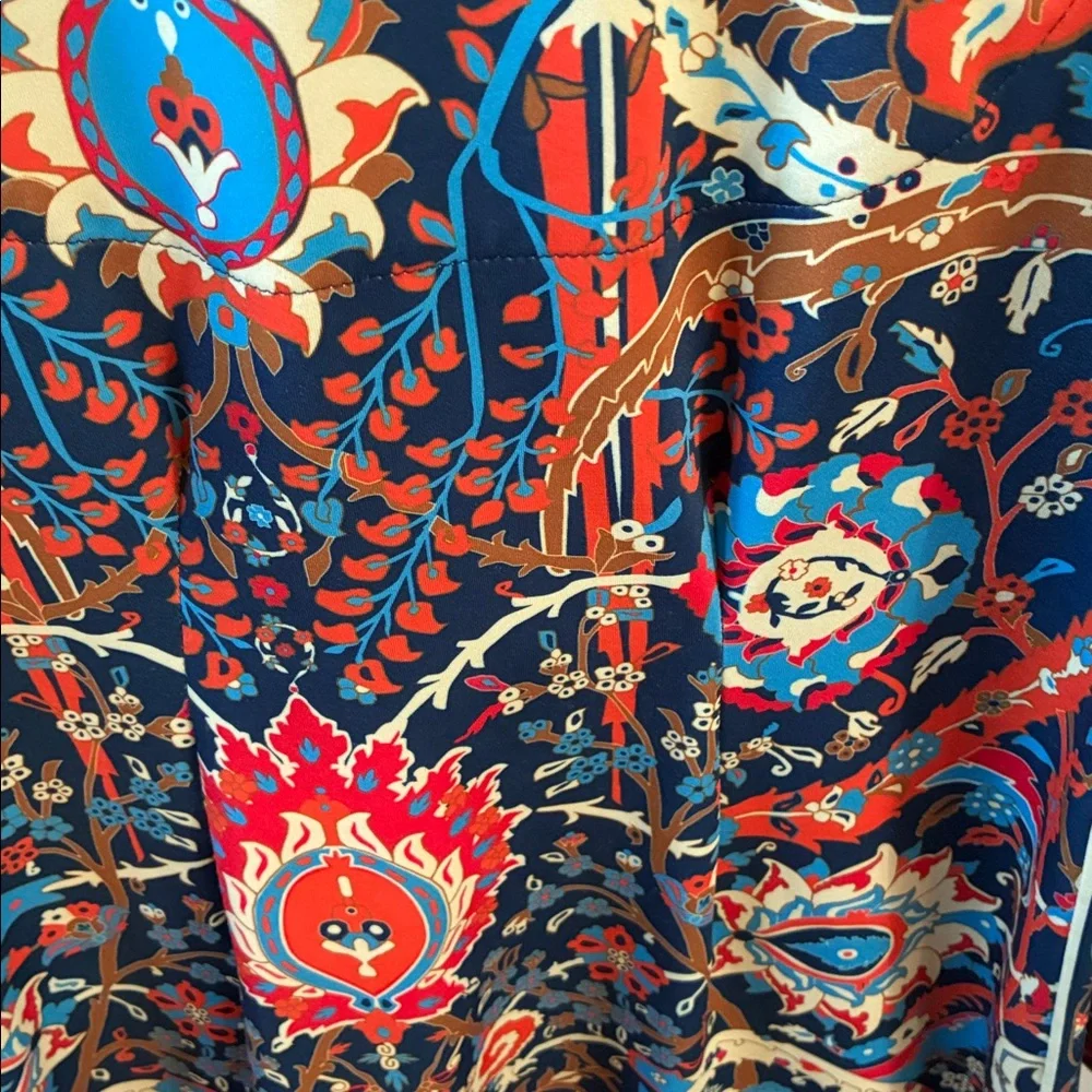 Gretchen Scott Designs Navy Multicolor Paisley Tunic Dress - Picture 7 of 8